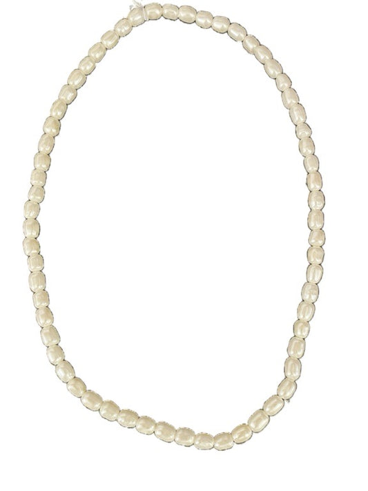 'Pearl' beaded elastic necklace