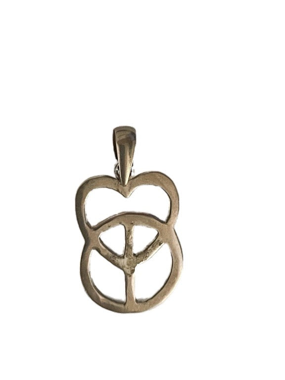 HEART PEACE PENDANT  S