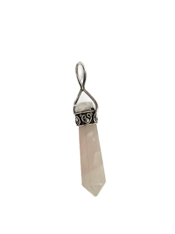 Quartz point pendant