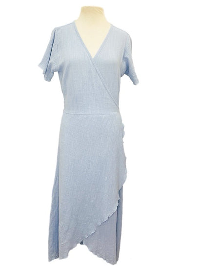 Farah Wrap dress No/frill Organic fabric