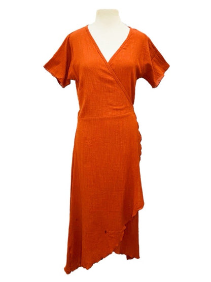 Farah Wrap dress No/frill Organic fabric