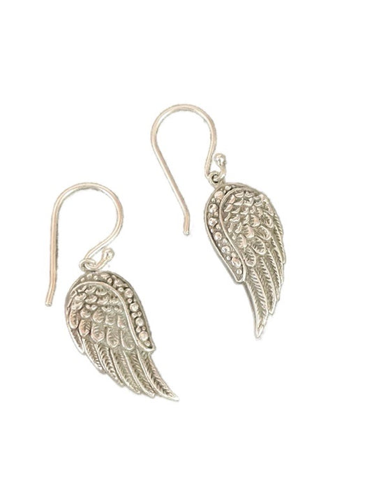 Angel wing earrings