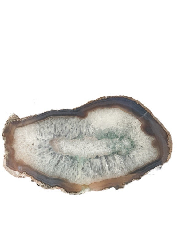Agate slice brown 30 x 17 x 0.8cm