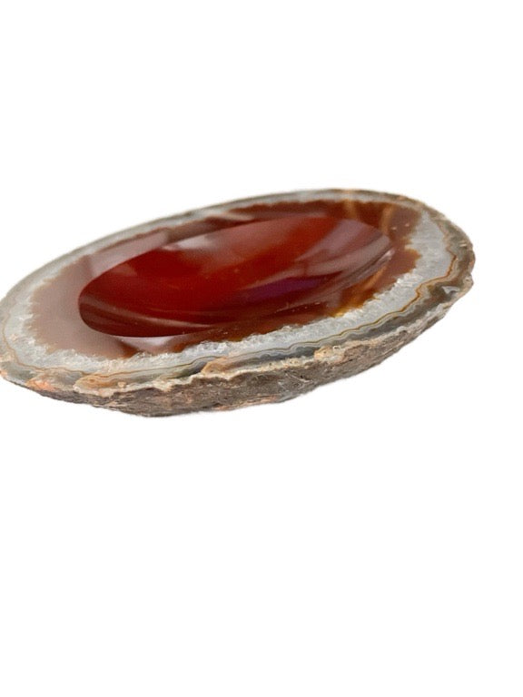 Agate soap dish or ashtray