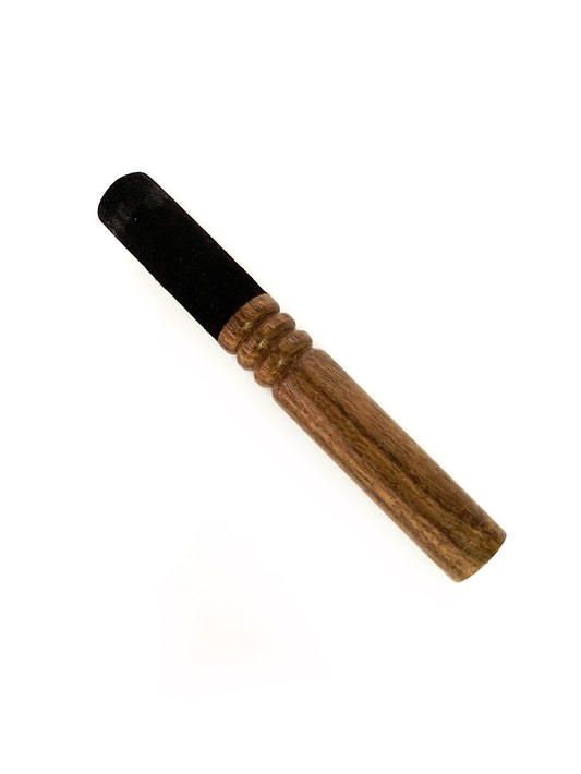 ❤Singing bowl stick with suede cover - extra small