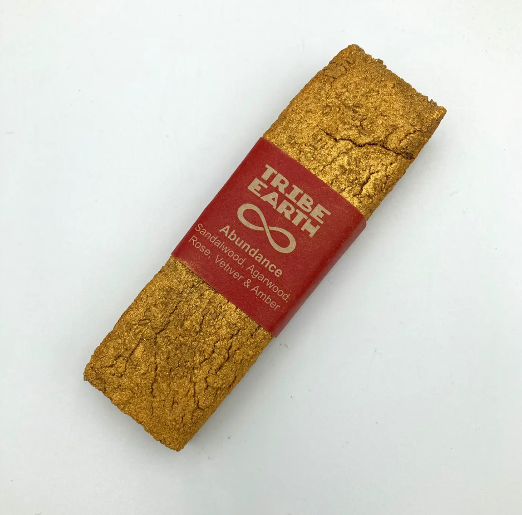 Tribe Earth Abundance limited edition gold shimmer incense