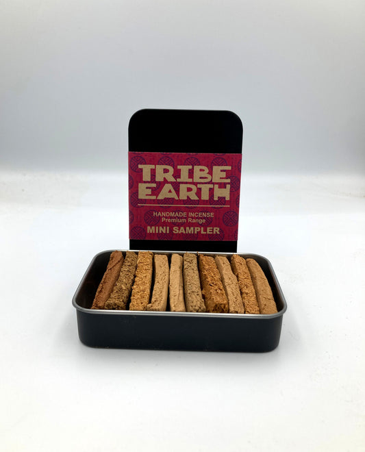 Tribe Earth Mini Sampler tins- handmade incense-various range