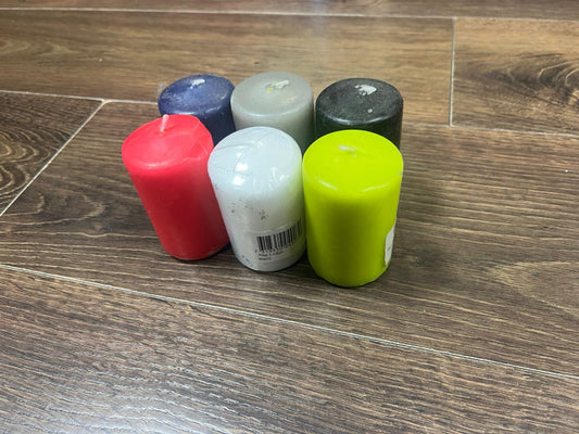 8cm Pillar candles - colours