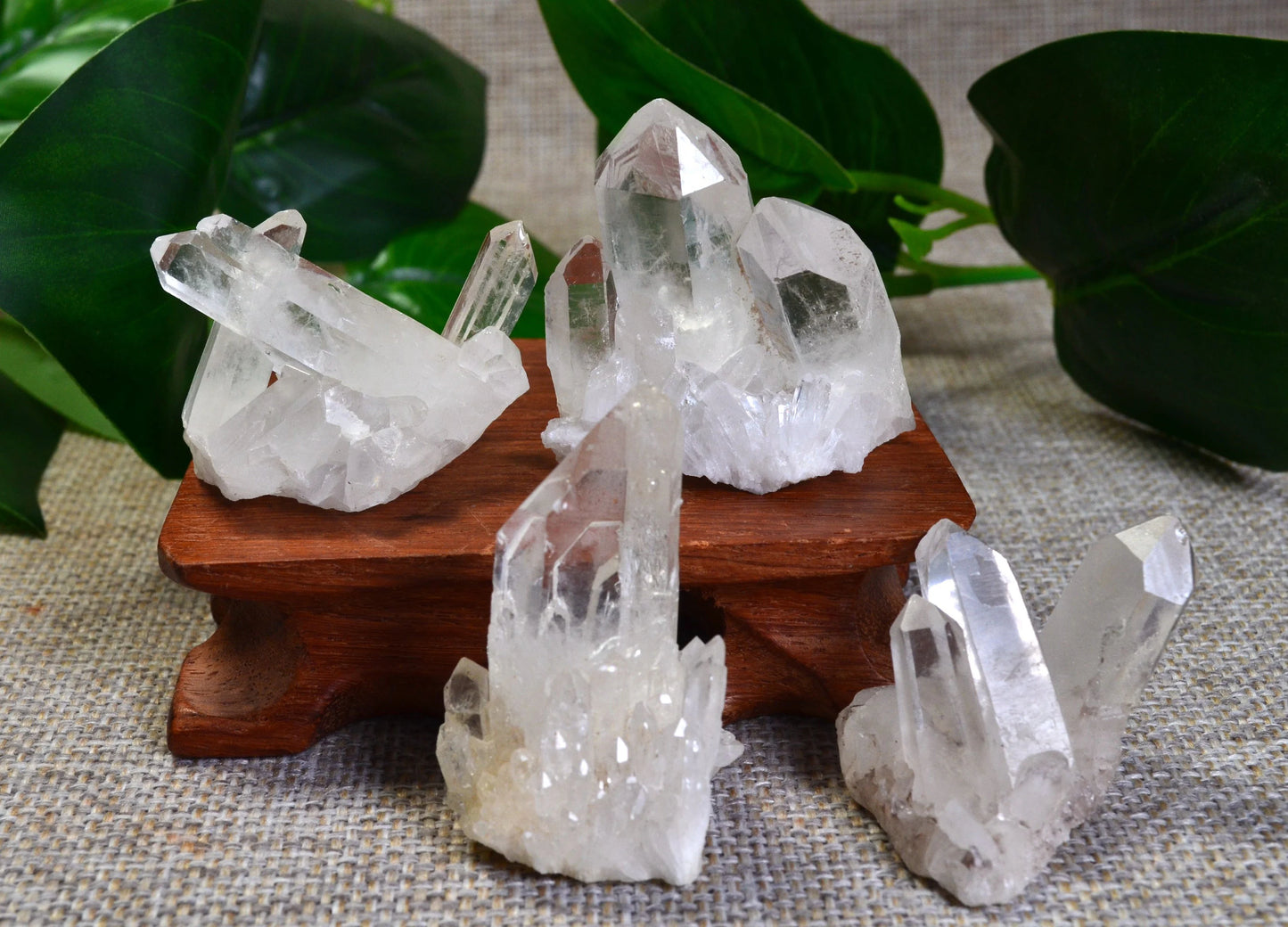 SMALL CLEAR QUARTZ CLUSTER
