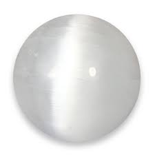 Silver sphere on a white background