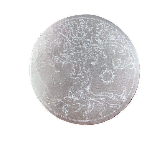 Selenite charging disks