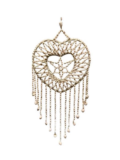 Shell Mobile Heart Dream Catcher