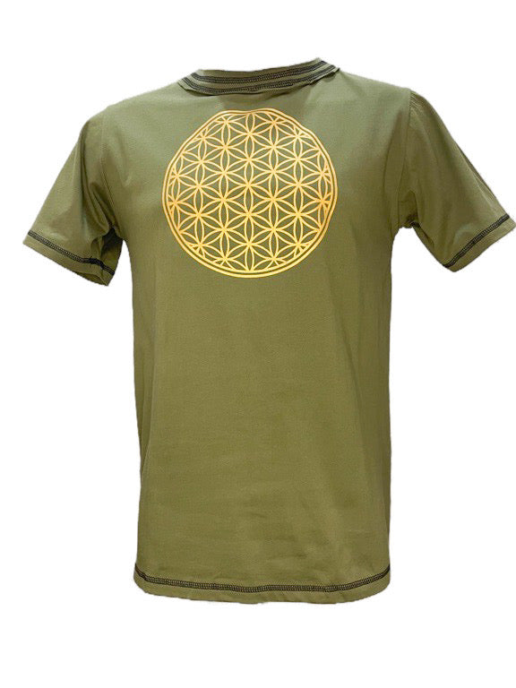 Mens T-Shirt with Flower of Life print