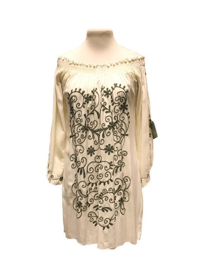 Summer dress - embroidered tunic