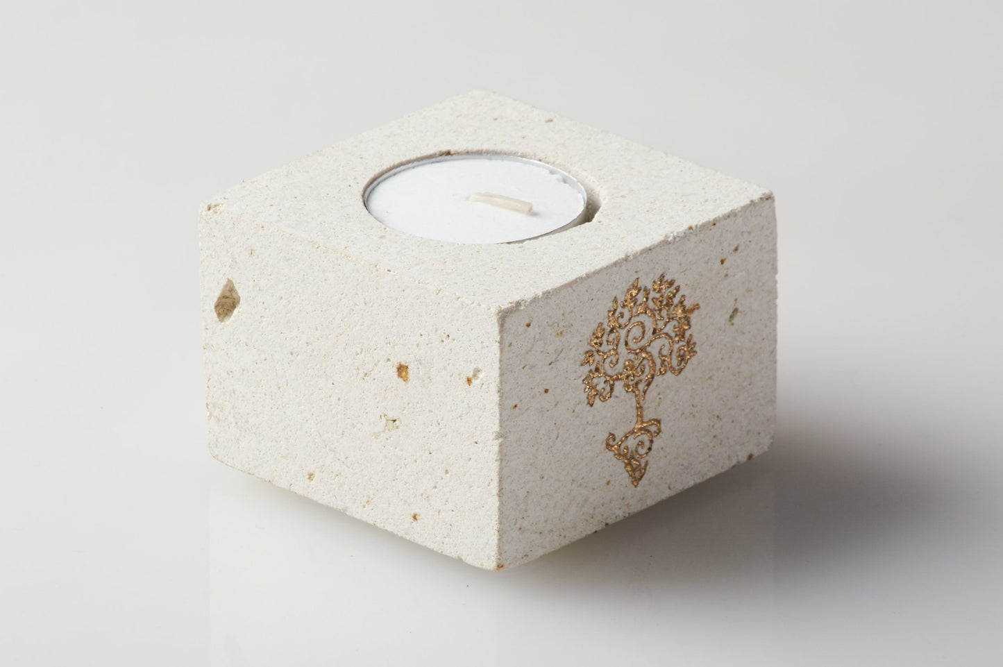 Stone Tea Candle Holders Assorted