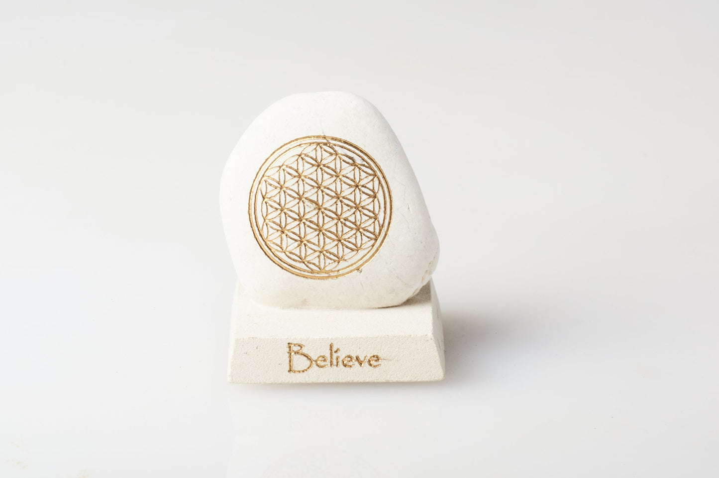 Stone Incense Holders with Painted Affirmations Assorted
