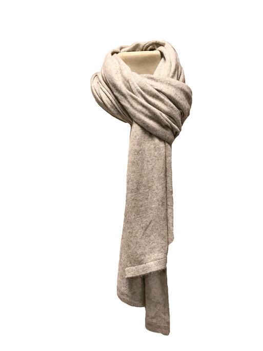 Cashmere knitted scarf
