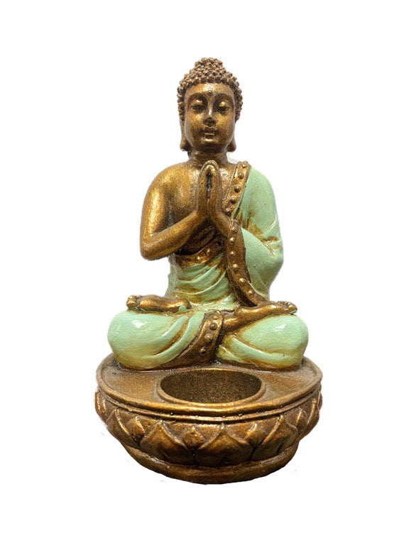 Buddha Candle Holder 17cm - various