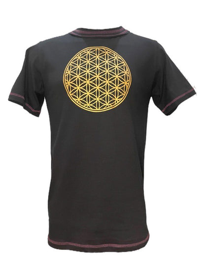Mens T-Shirt with Flower of Life print