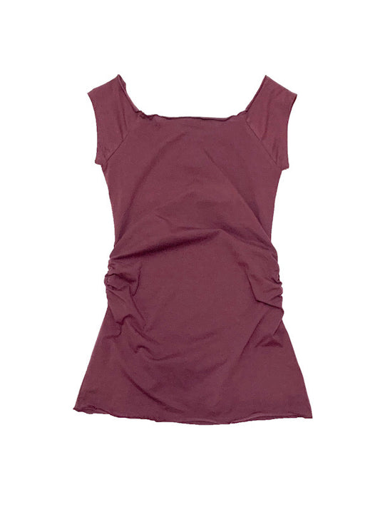 Tee shirt - elasticated side seams