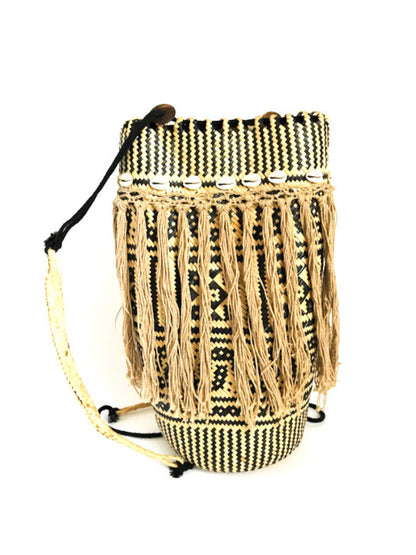 Rattan Basket Backpack
