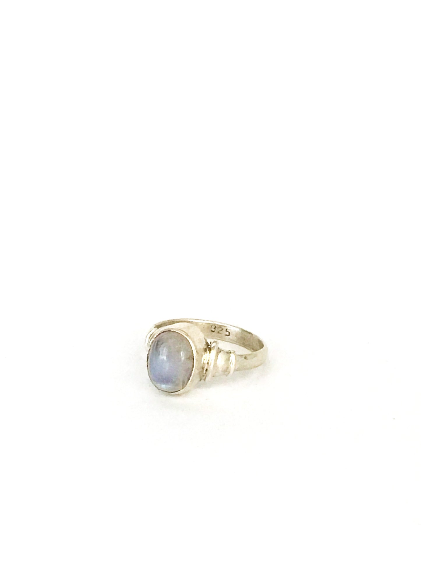 Oval Silver Ring - Various Crystal Options
