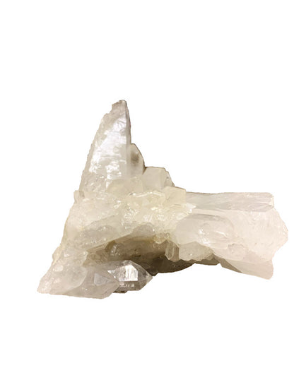 Large Clear Quartz Cluster: Crystal Clarity and Elegance