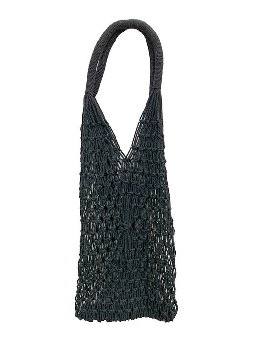 Macrame fishnet bag