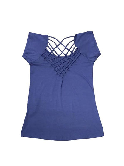Tee shirt - Criss Cross back