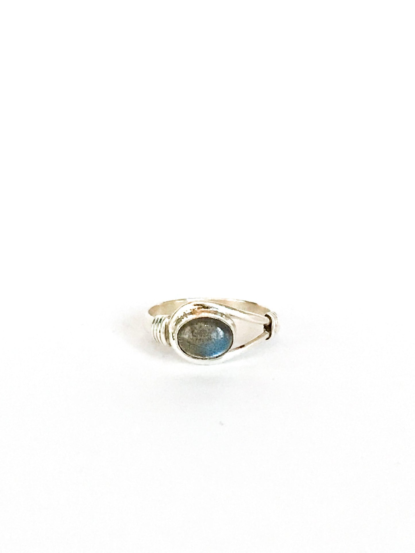 Oval Silver Ring - Various Crystal Options
