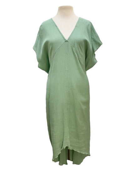 Long organic cotton kaftan - various colours