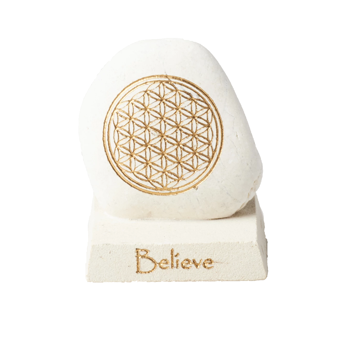 Stone Incense Holders with Painted Affirmations Assorted