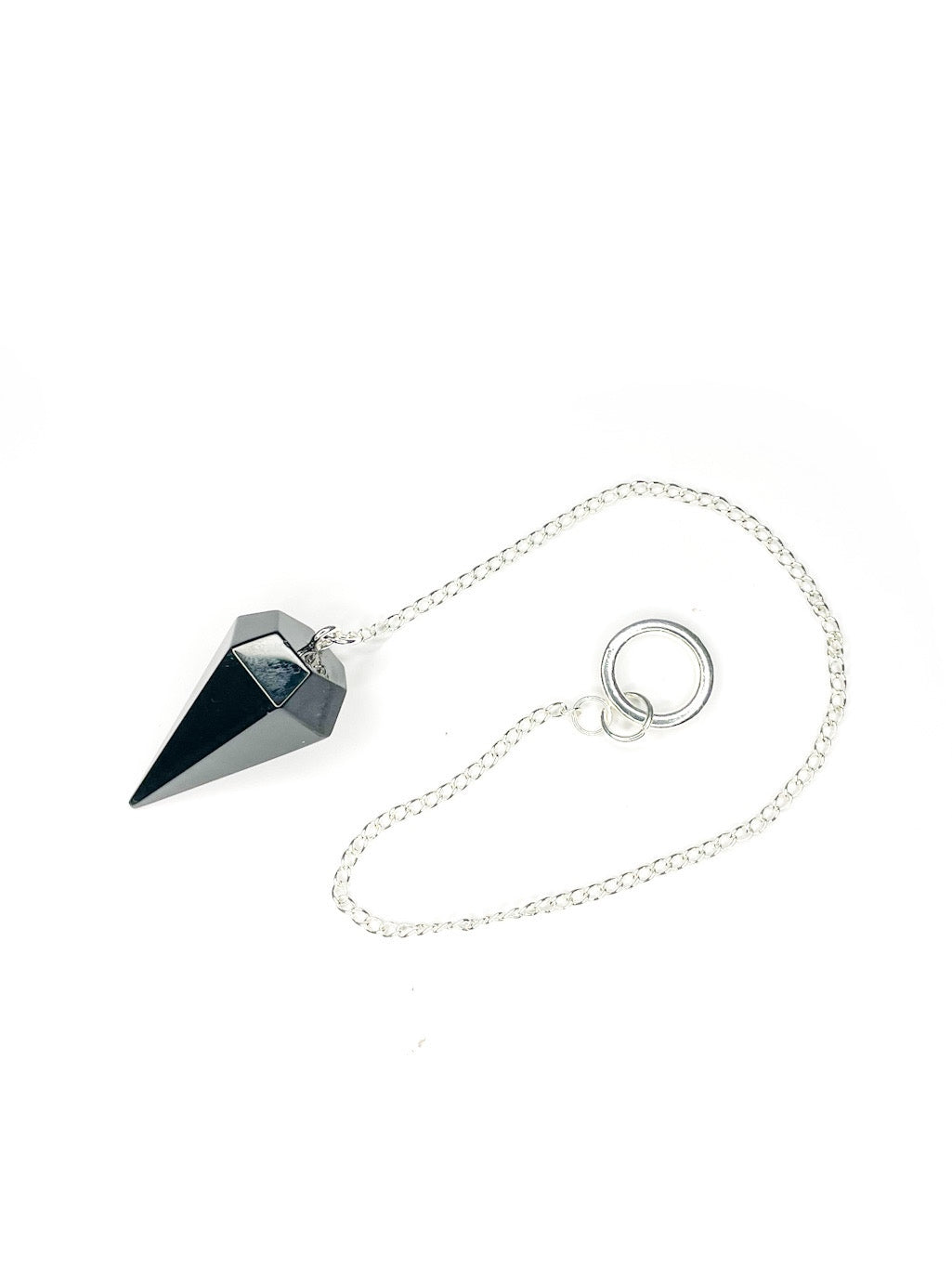 Black agate pendulum