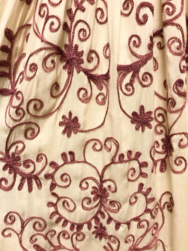 Summer dress - embroidered tunic