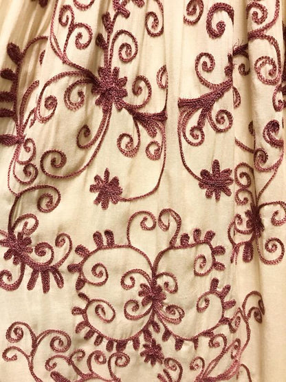 Summer dress - embroidered tunic