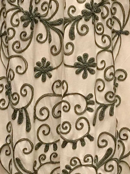 Summer dress - embroidered tunic
