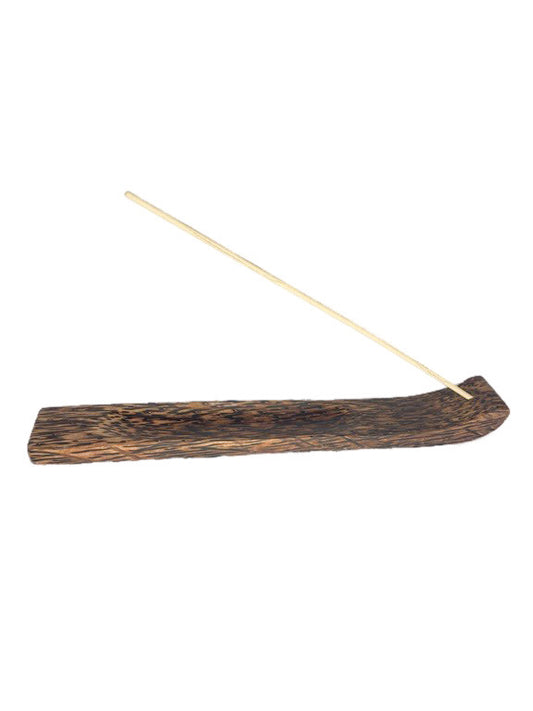 Coconut incense holder