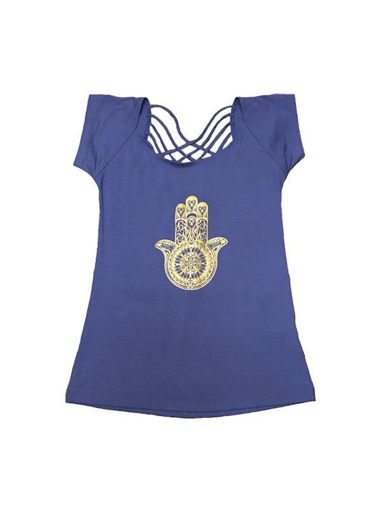 Tee shirt - Criss Cross back