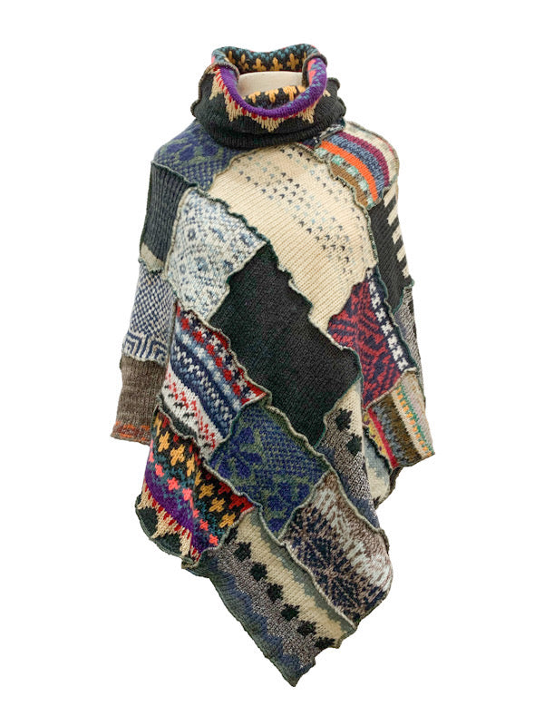 Poncho - patchwork