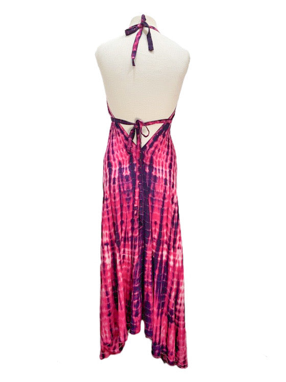 Joyce low back dress - tie dye & plain various