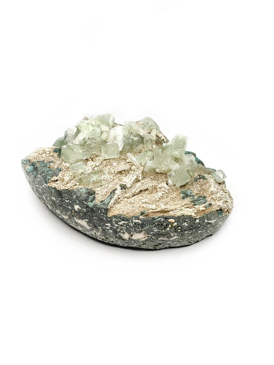 Large crystal - Green apophylite cluster