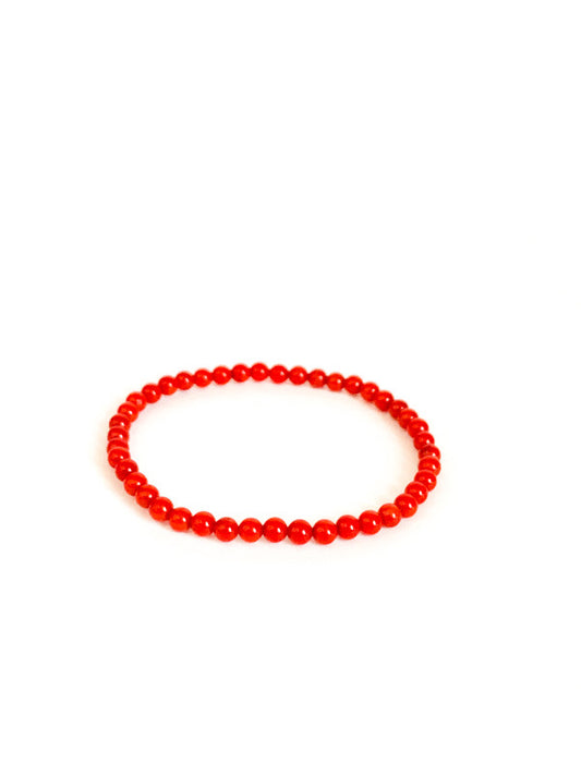 Bamboo coral bracelet - 4mm