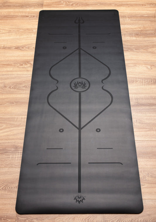 Sattva yoga mat Natural Rubber - Alignment