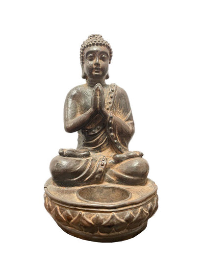 Buddha Candle Holder 17cm - various