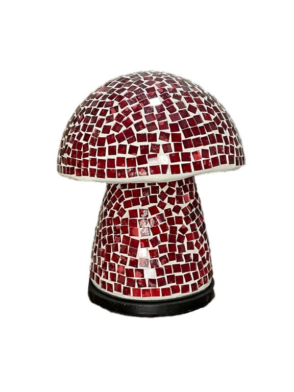 Mushroom mosaic light 25cm - various colours