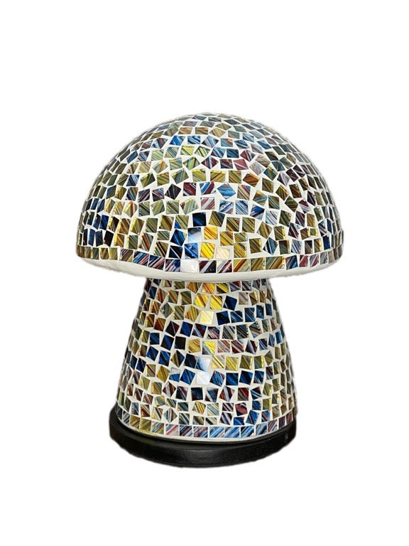 Big size- height: 30cm- widht 25cm, mosaic shops lamps, mushroom lamps