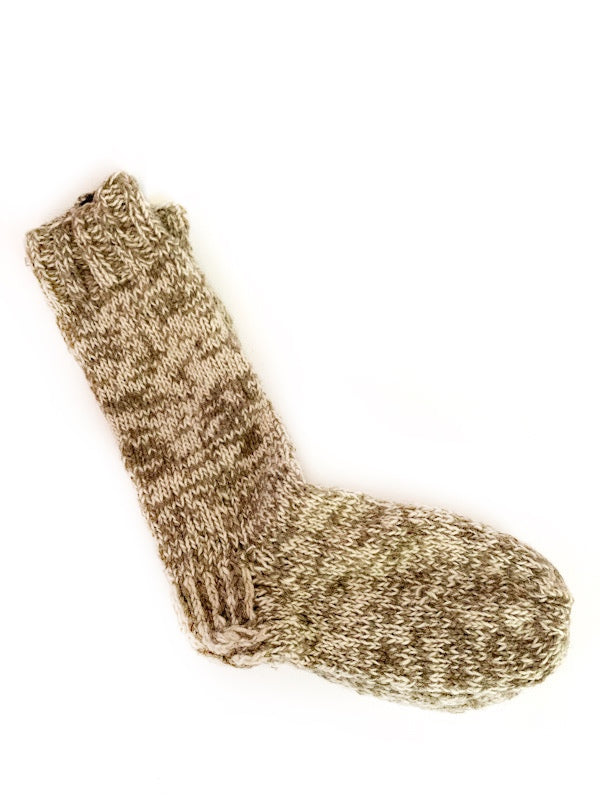Wool socks long - Handmade various