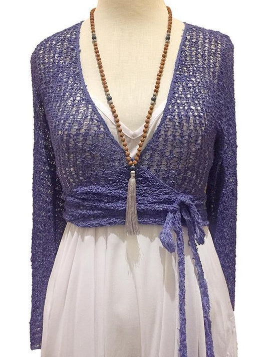 Wrap tie cardi