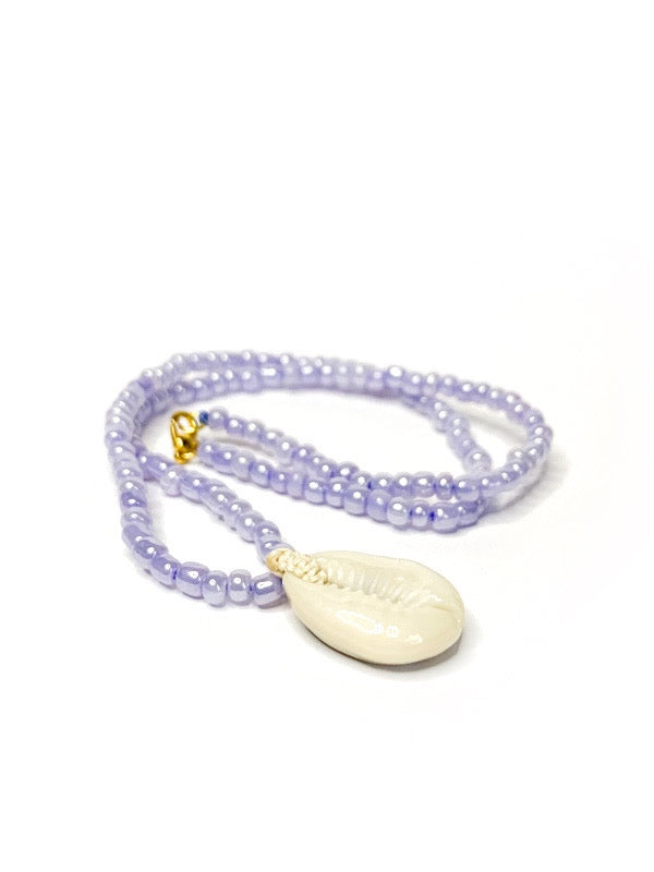 Cowry shell necklace - various colours