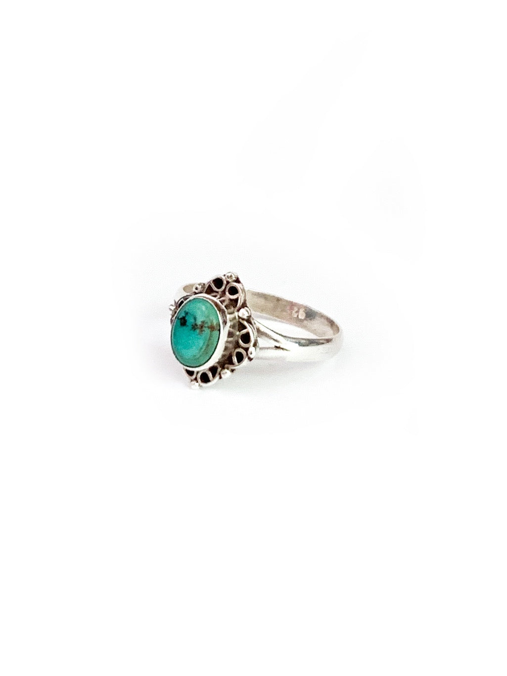 OVAL STONE SILVER RING - VARIOUS CRYSTAL OPTIONS